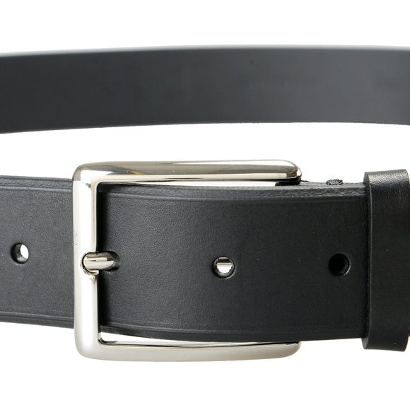 Cavalli Class Men's Black 100% Leather Buckle Decorated Belt - Picture 3 of 6